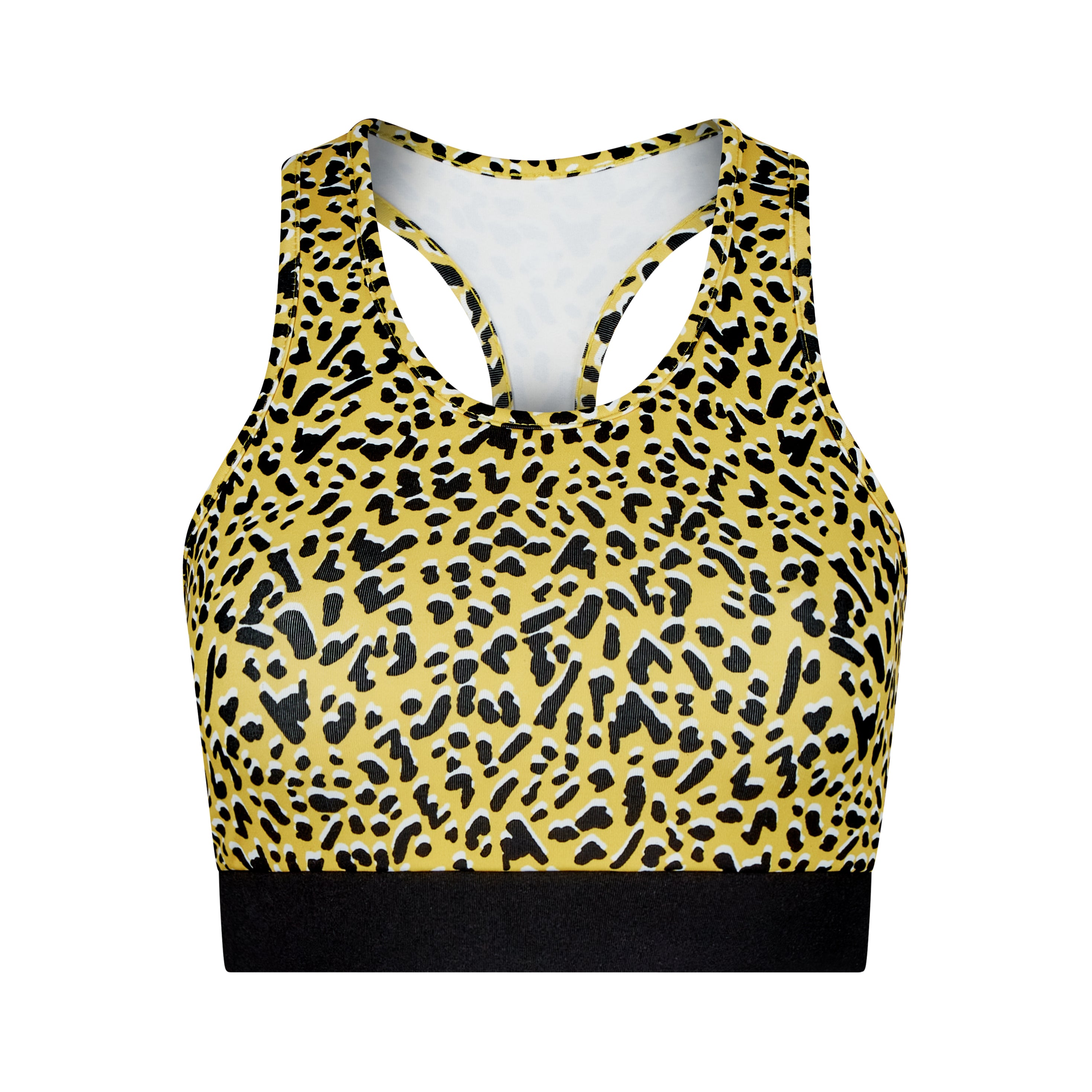 Yellow Leopard Bra