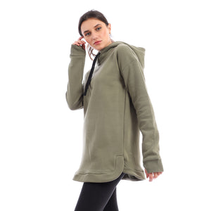 Oversize Khaki Hoodie UNISEX