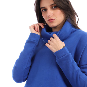 Oversized turtleneck sweater dress