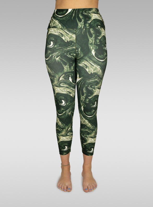 Khaki Marble Legging