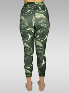 Khaki Marble Legging