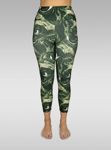 Khaki Marble Legging