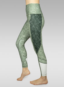Khaki Panel Legging