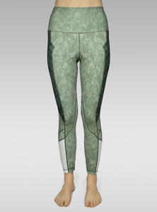 Khaki Panel Legging