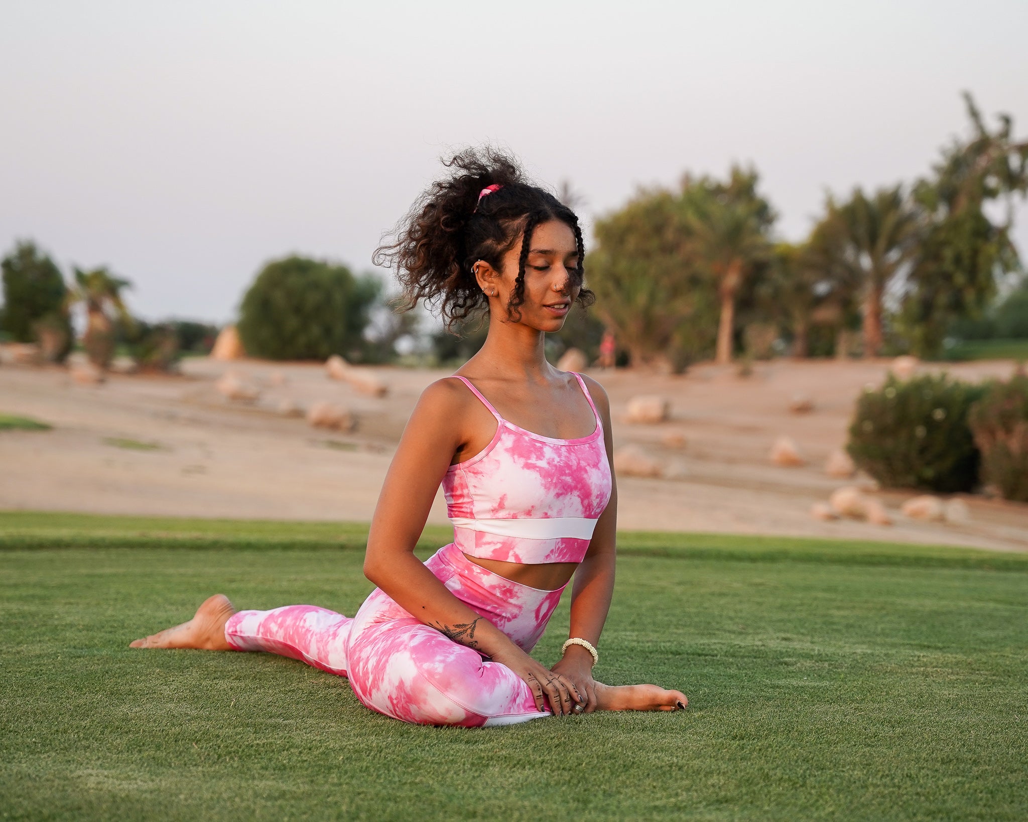 Pink Tiedye Legging